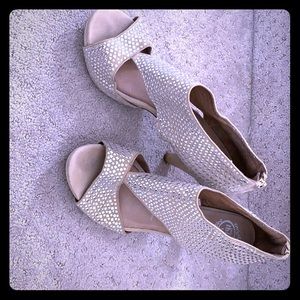 Jeffrey Campbell handmade Ibiza last size 8 heels